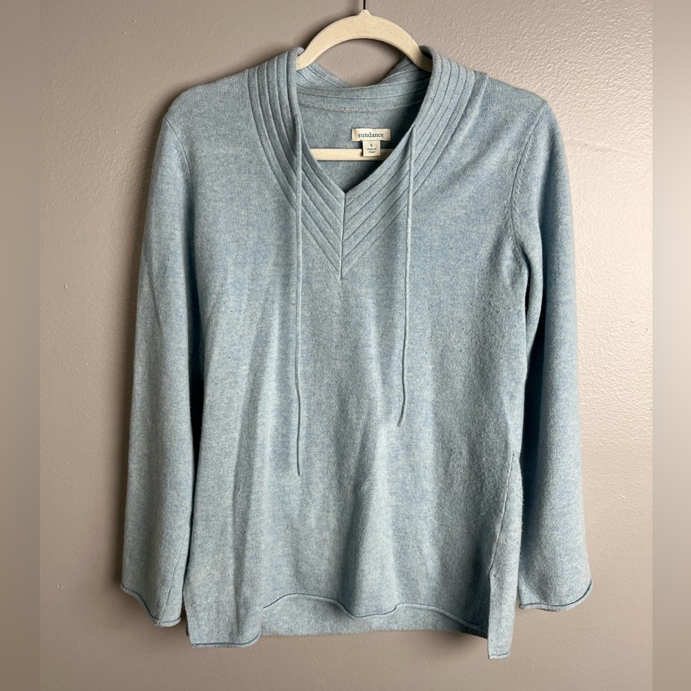 Sundance 100% Cashmere‎ Beautiful Blue Sweater- Small